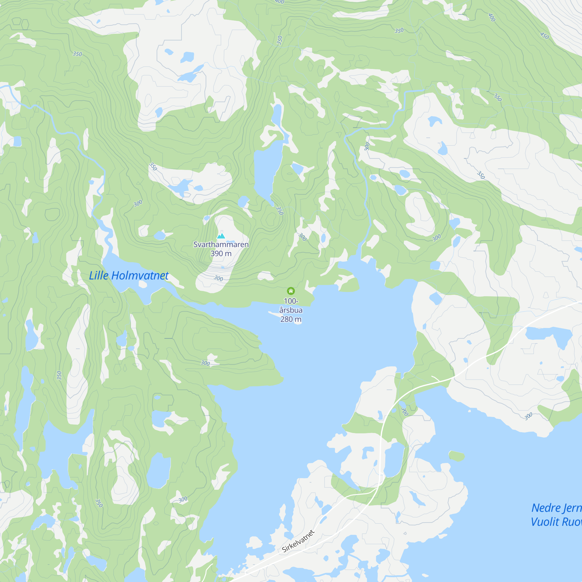 100-årsbua map