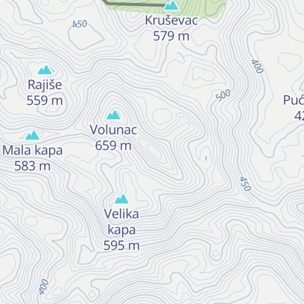 Map of Volujak