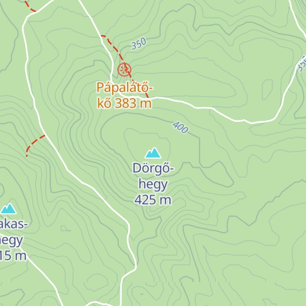 Map of Dörgő-hegy