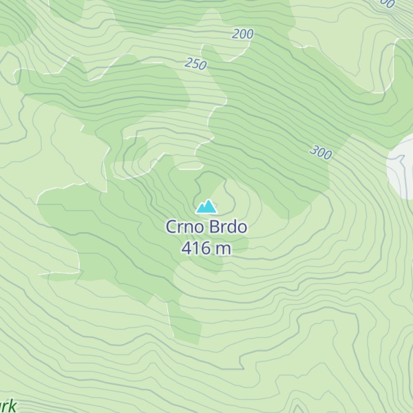 Map of Crno Brdo