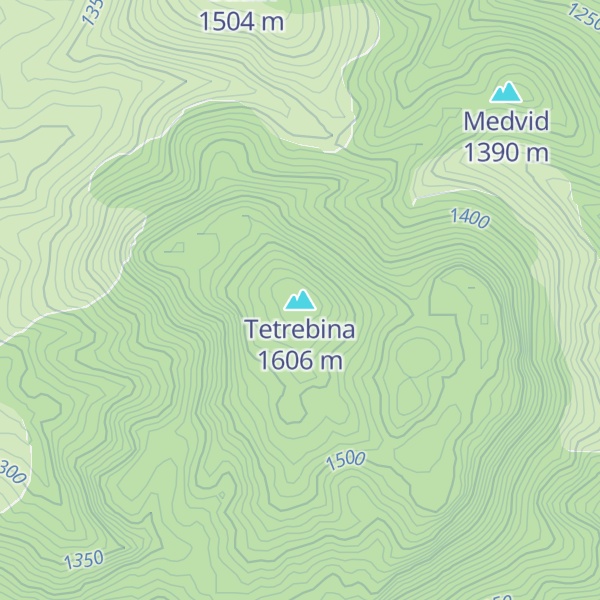 Map of Tetrebina