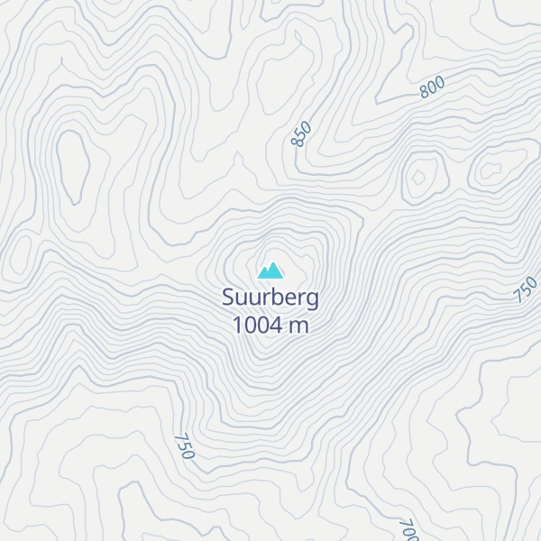 Map of Suurberg
