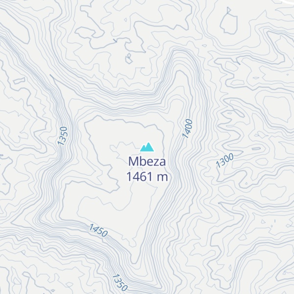 Map of Mbeza