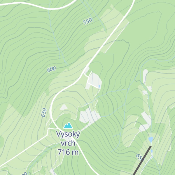 Map of Chata Meduňka