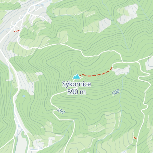 Map of Sýkornice