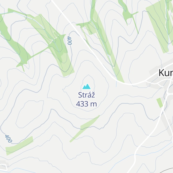 Map of Stráž