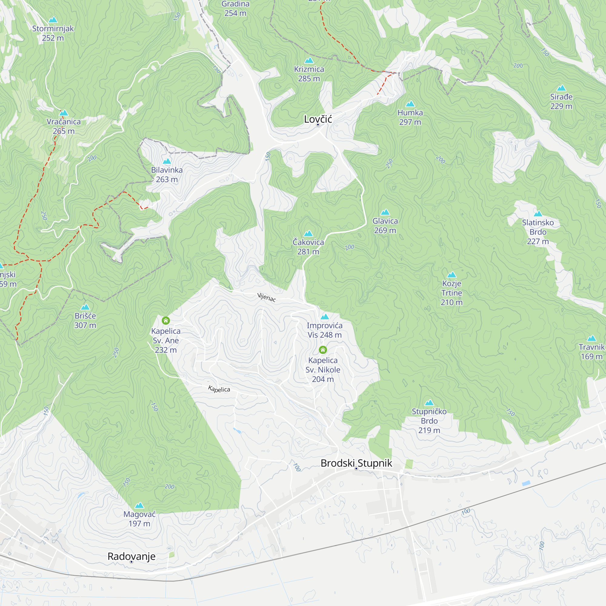 Kapelica Sv. Vinko map