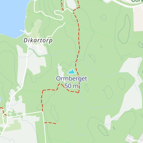 Map of Ormberget