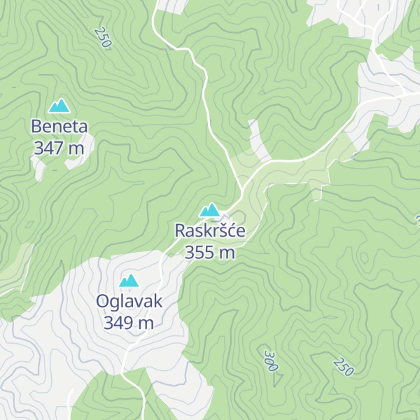 Map of Raskršće