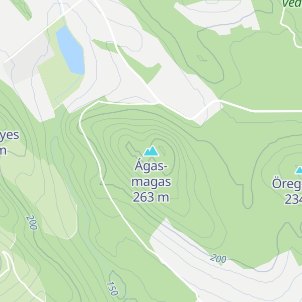 Map of Ágas-magas
