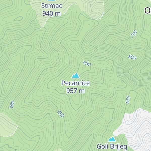 Map of Pecarnice