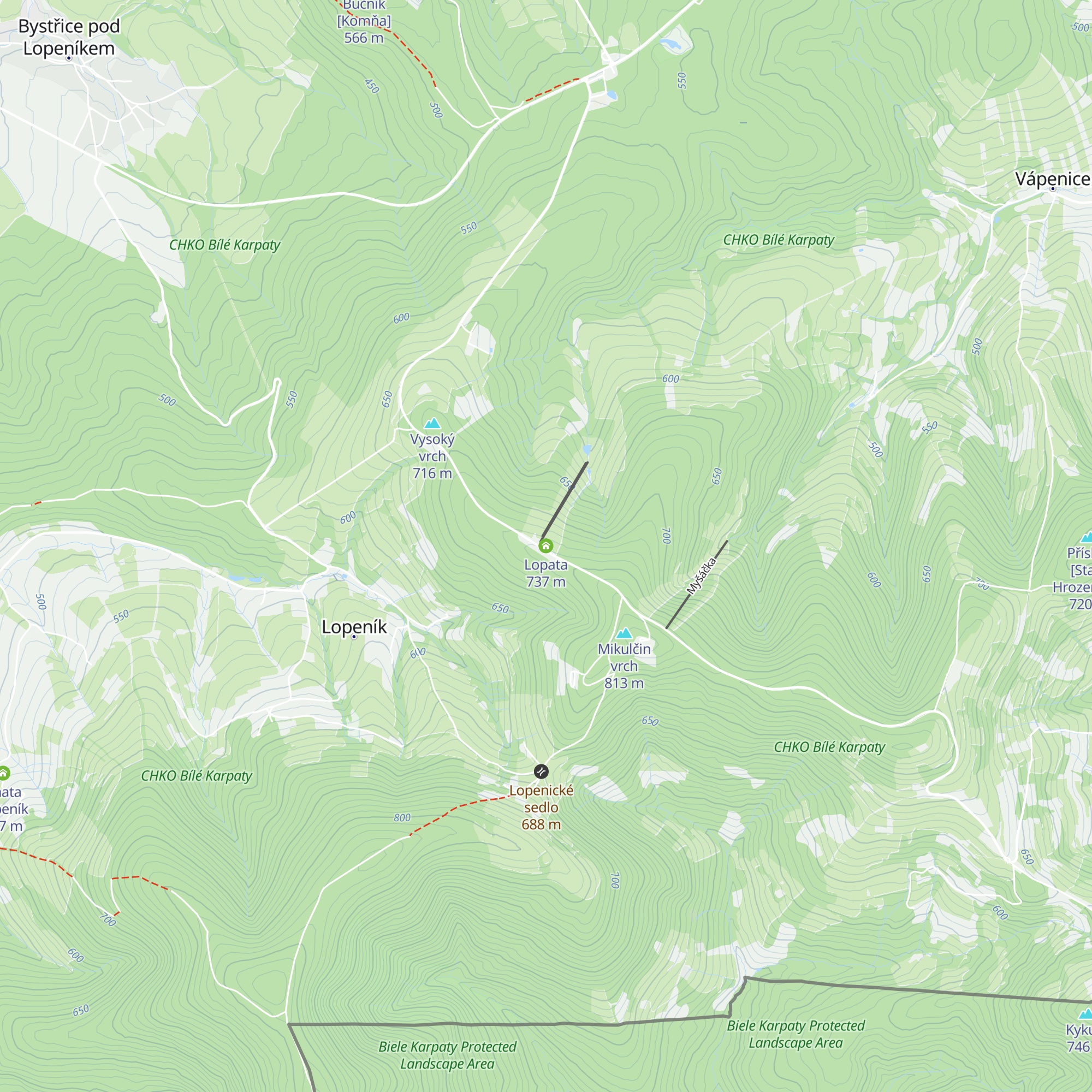 Lopata map