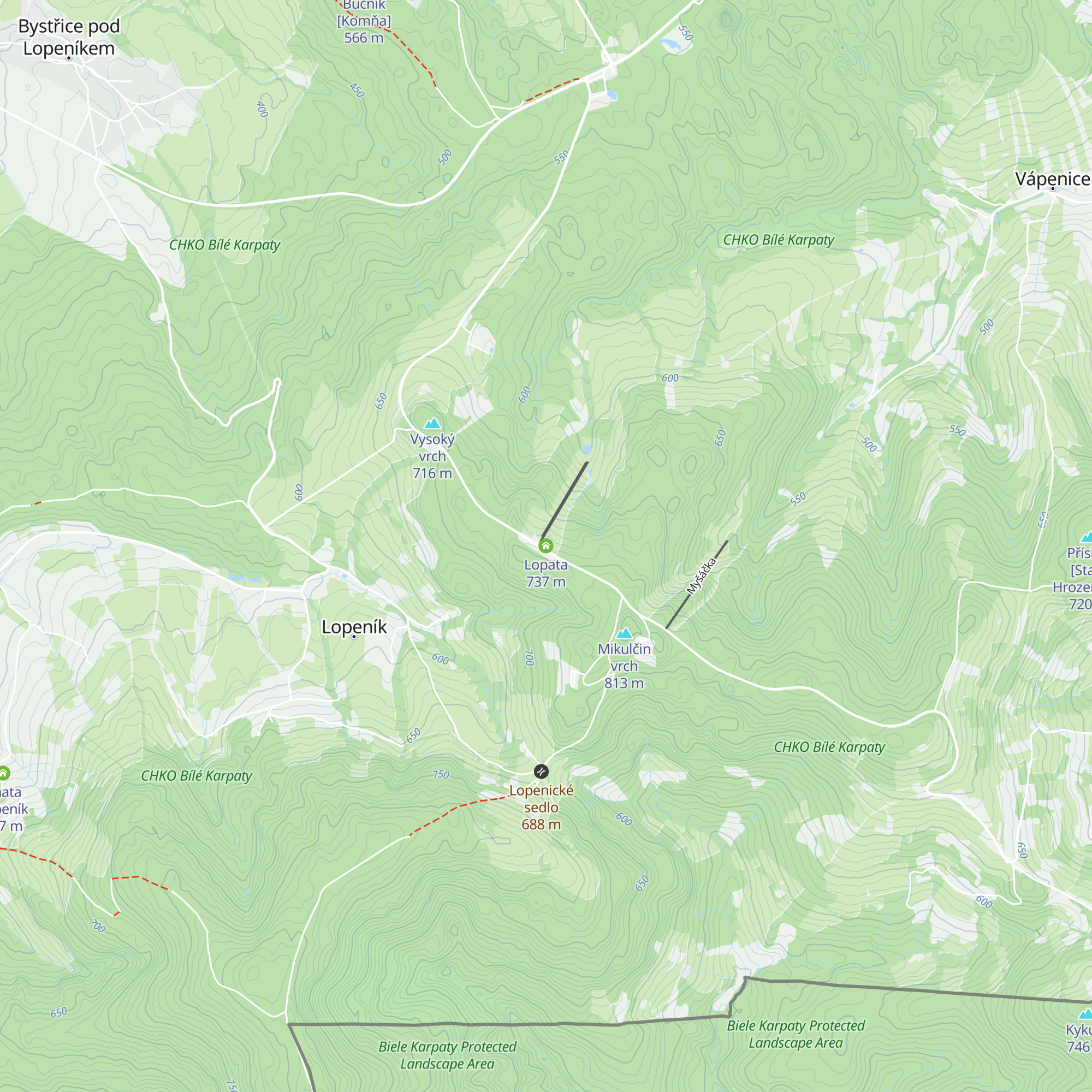 Lopata map