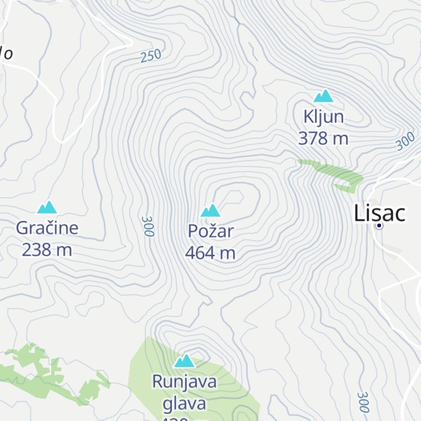 Map of Požar