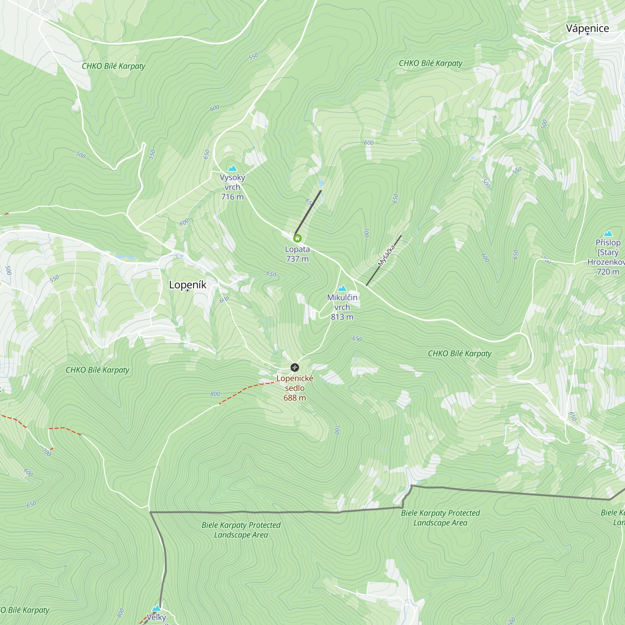 Horská chata Arnika map