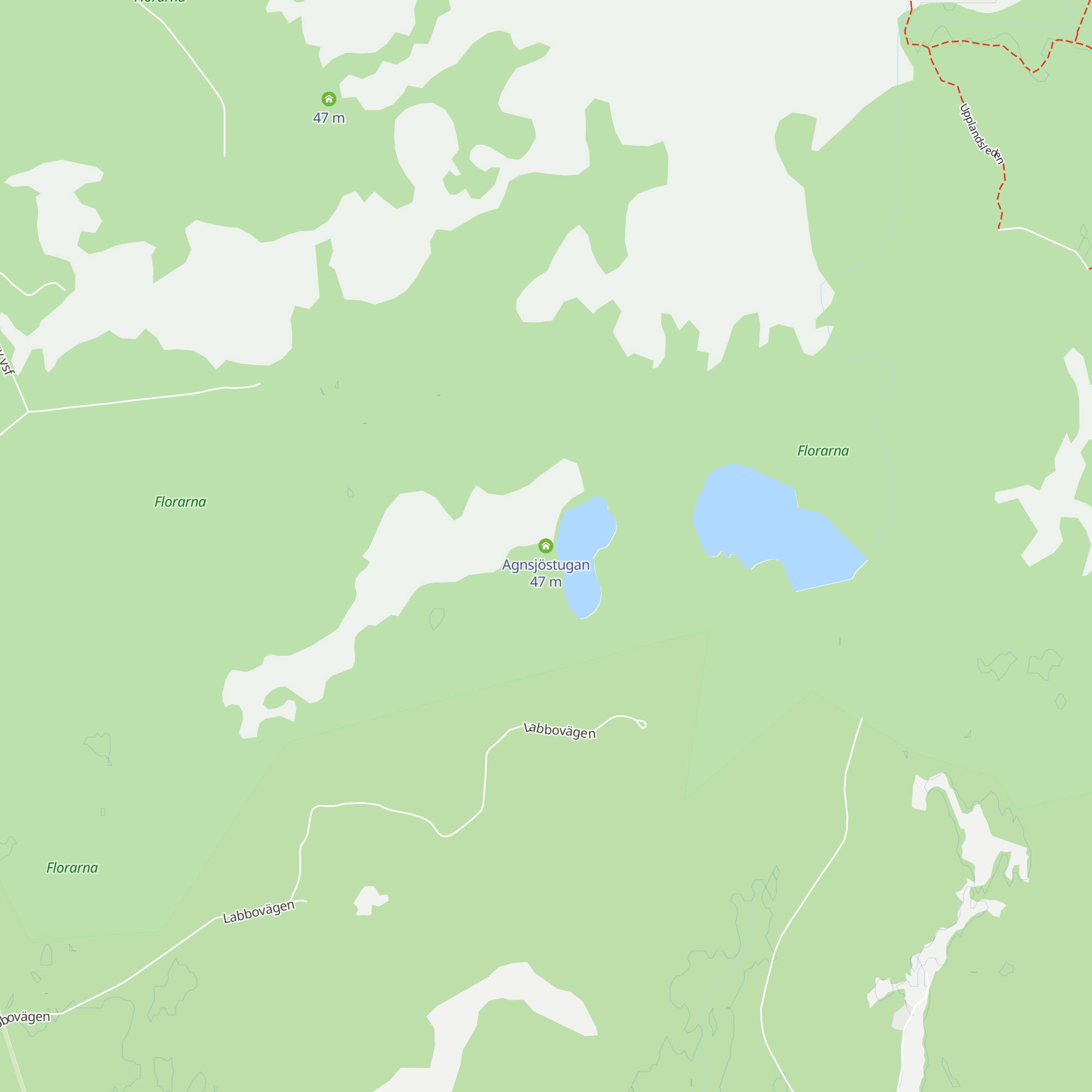 Agnsjöstugan map