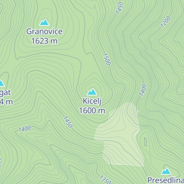 Map of Kicelj