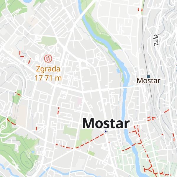 Map of Info Centar Europske Unije