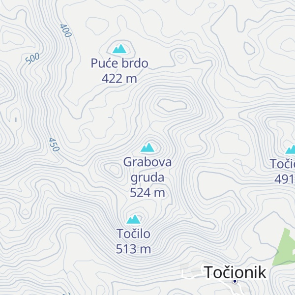 Map of Grabova gruda