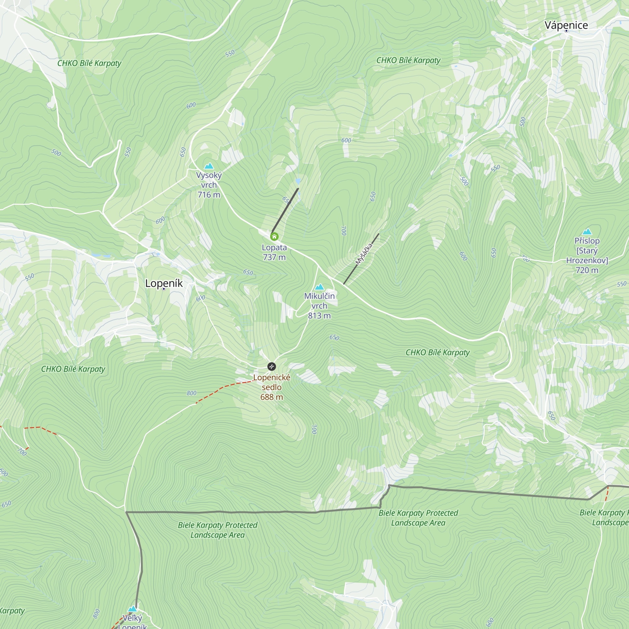 Horská Chata Jana map