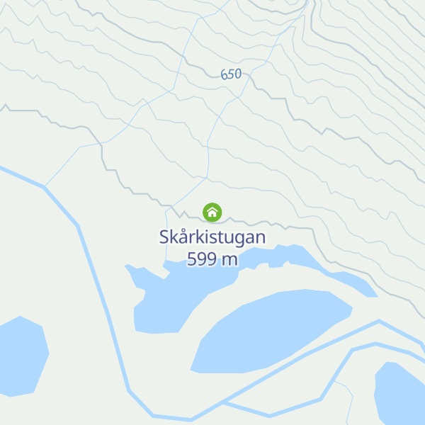 Map of Skårkistugan