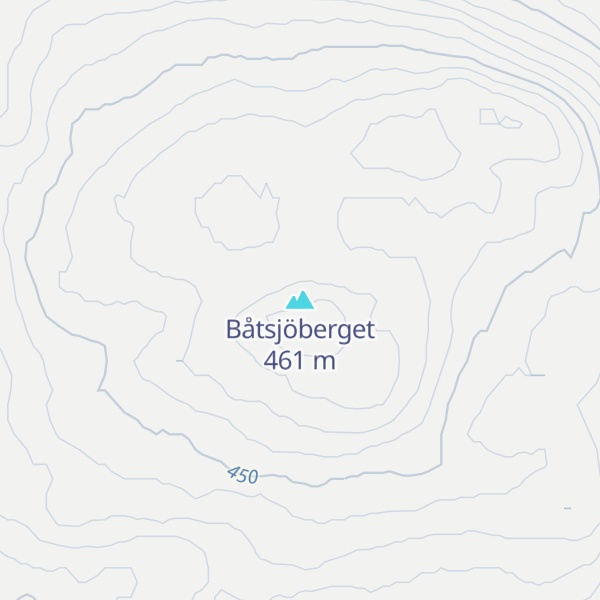 Map of Båtsjöberget