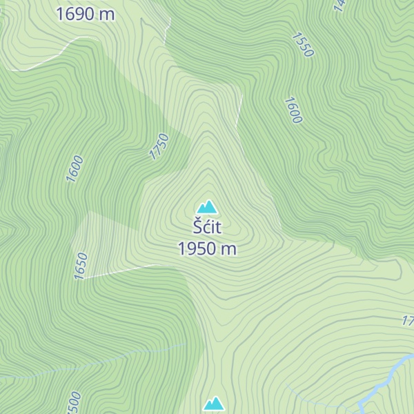 Map of Šćit