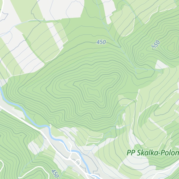 Map of Kunovická hůrka