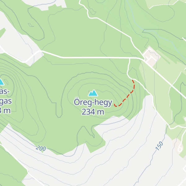 Map of Öreg-hegy