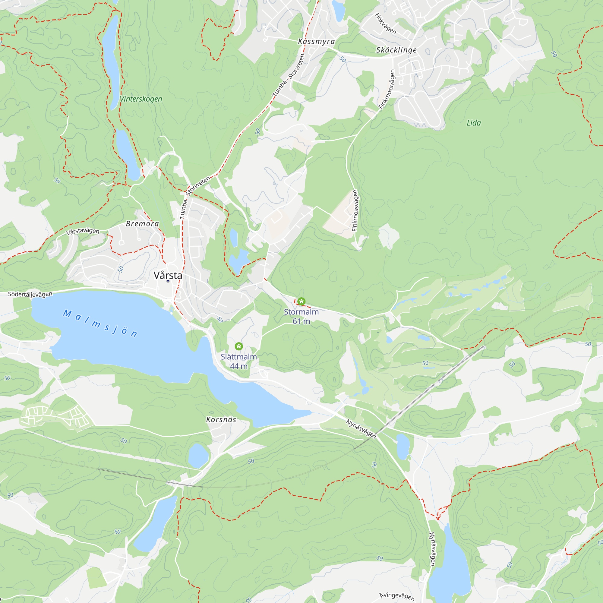 Stormalm map
