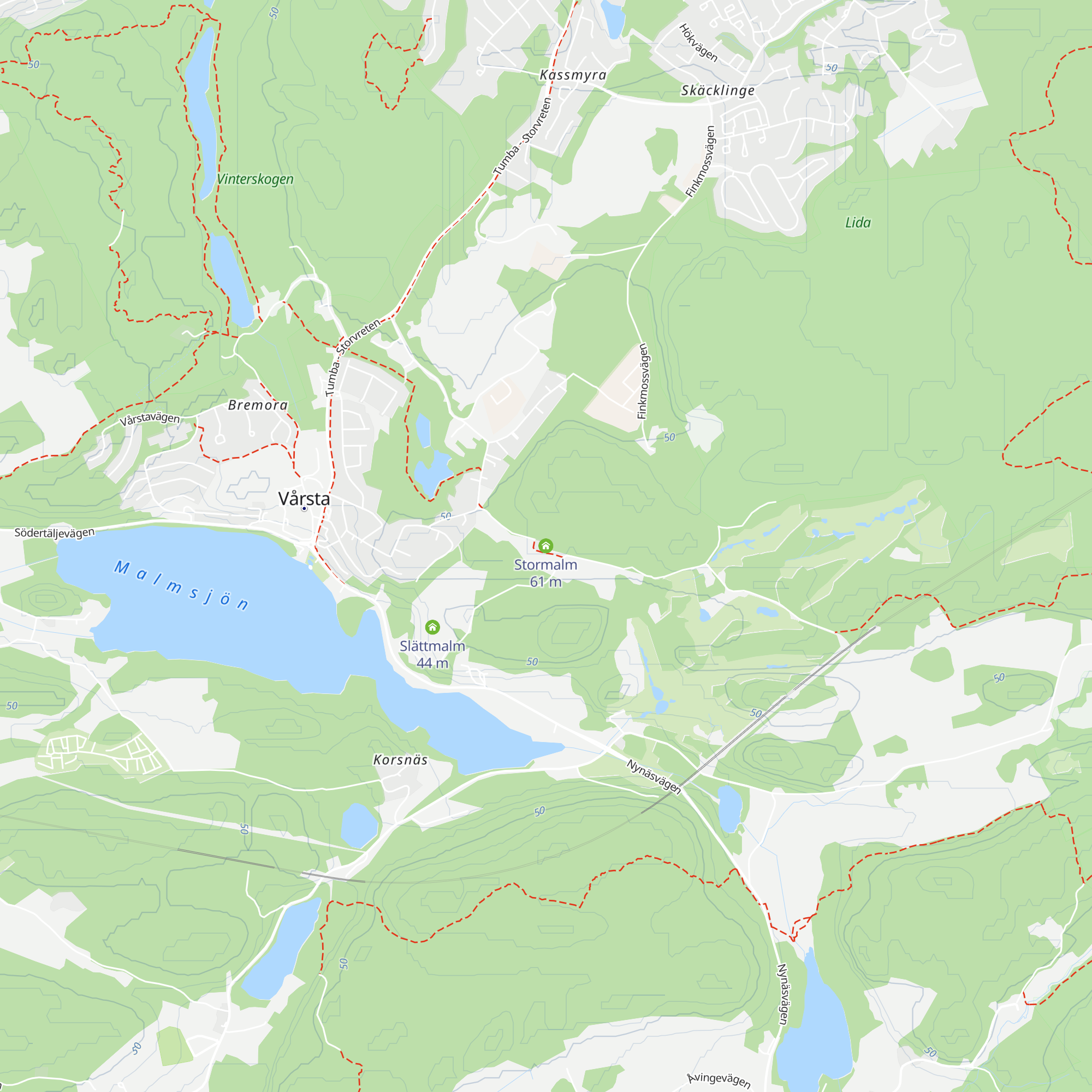 Stormalm map
