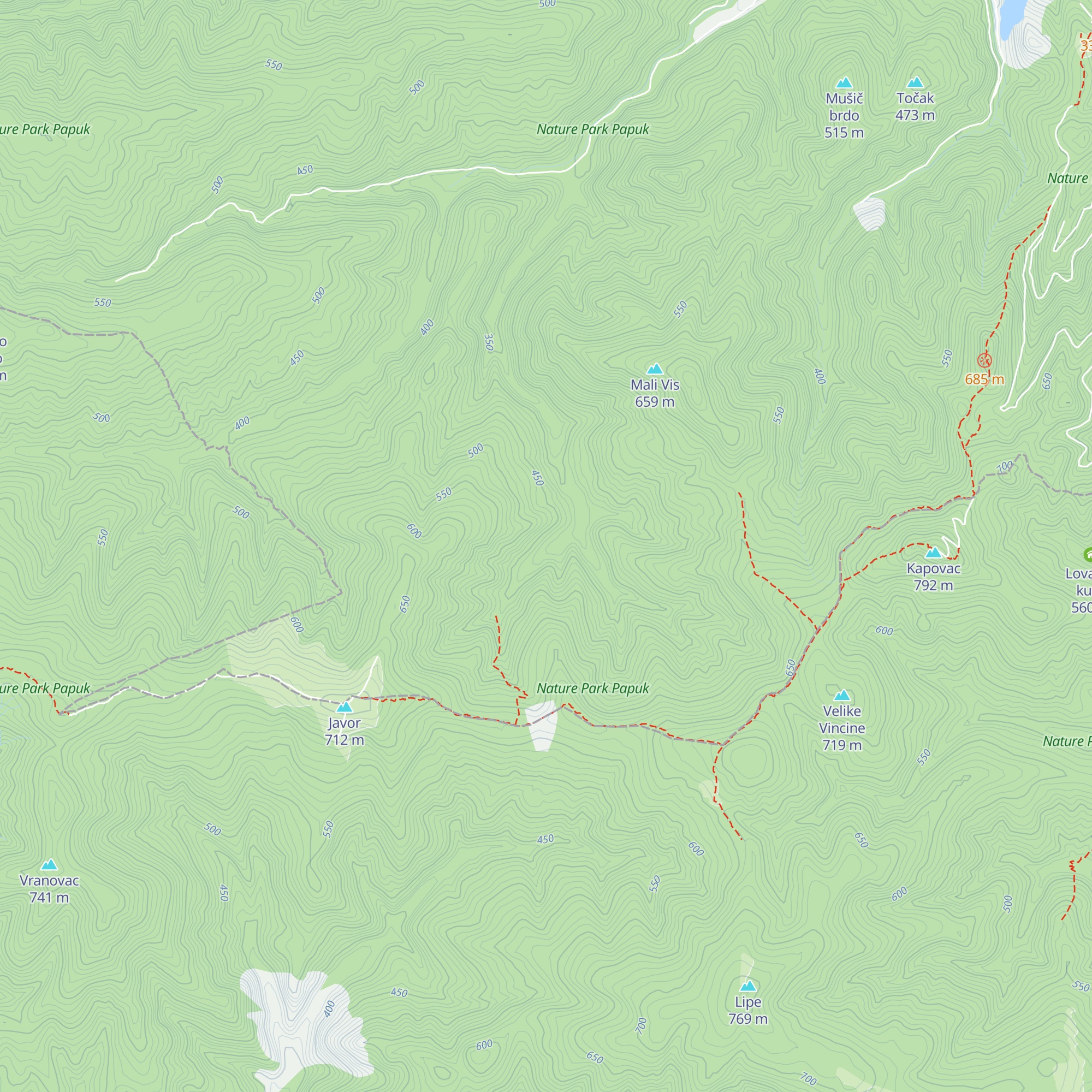 Planinarska kuća Šaševo map