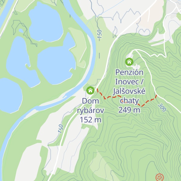 Map of Dom rybárov