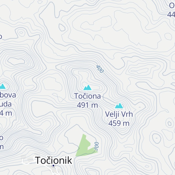 Map of Točiona