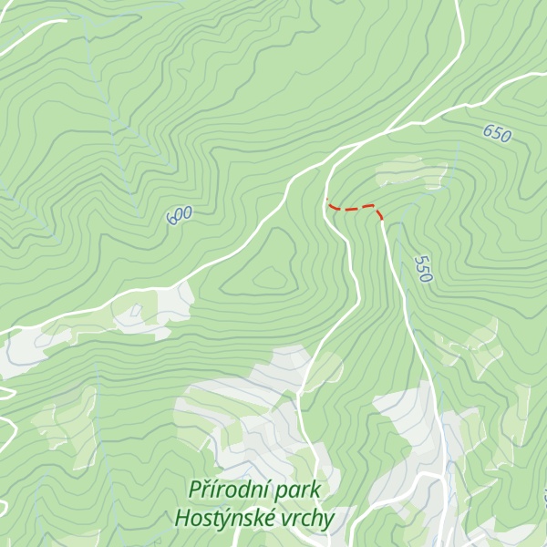 Map of Kopná