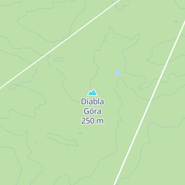 Map of Diabla Góra
