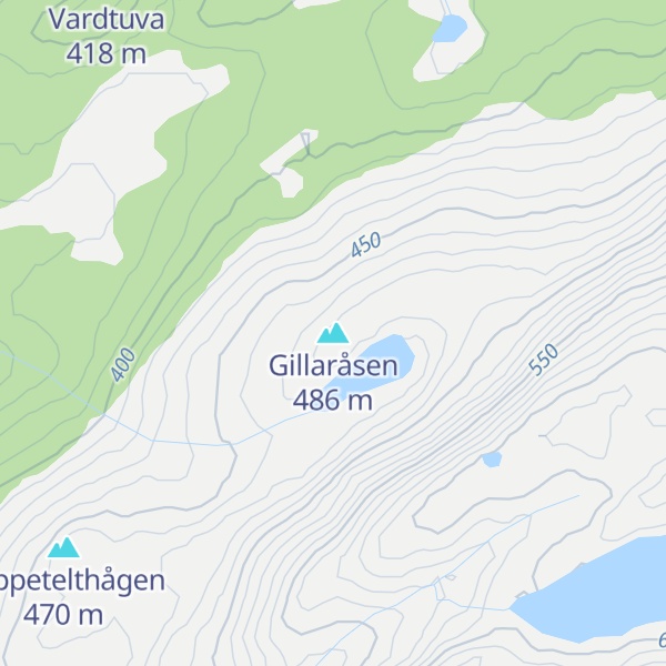 Map of Gillaråsen