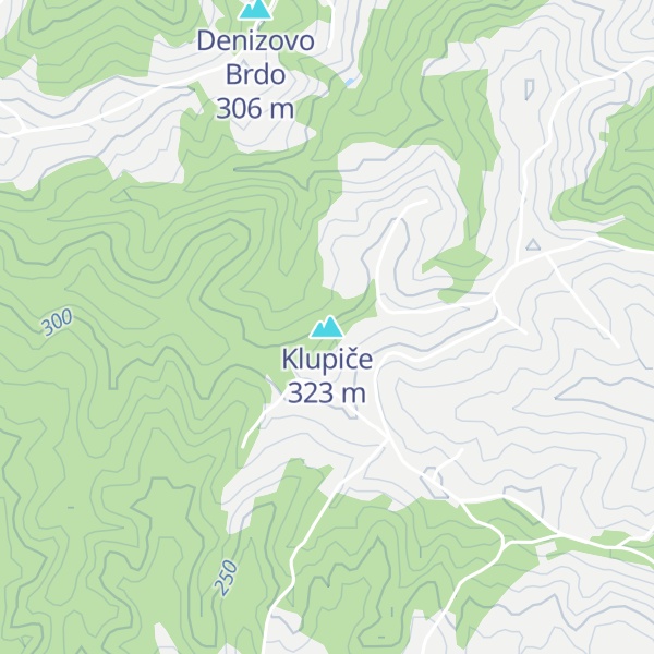 Map of Klupiče