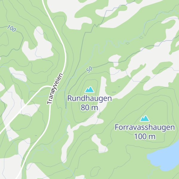 Map of Rundhaugen