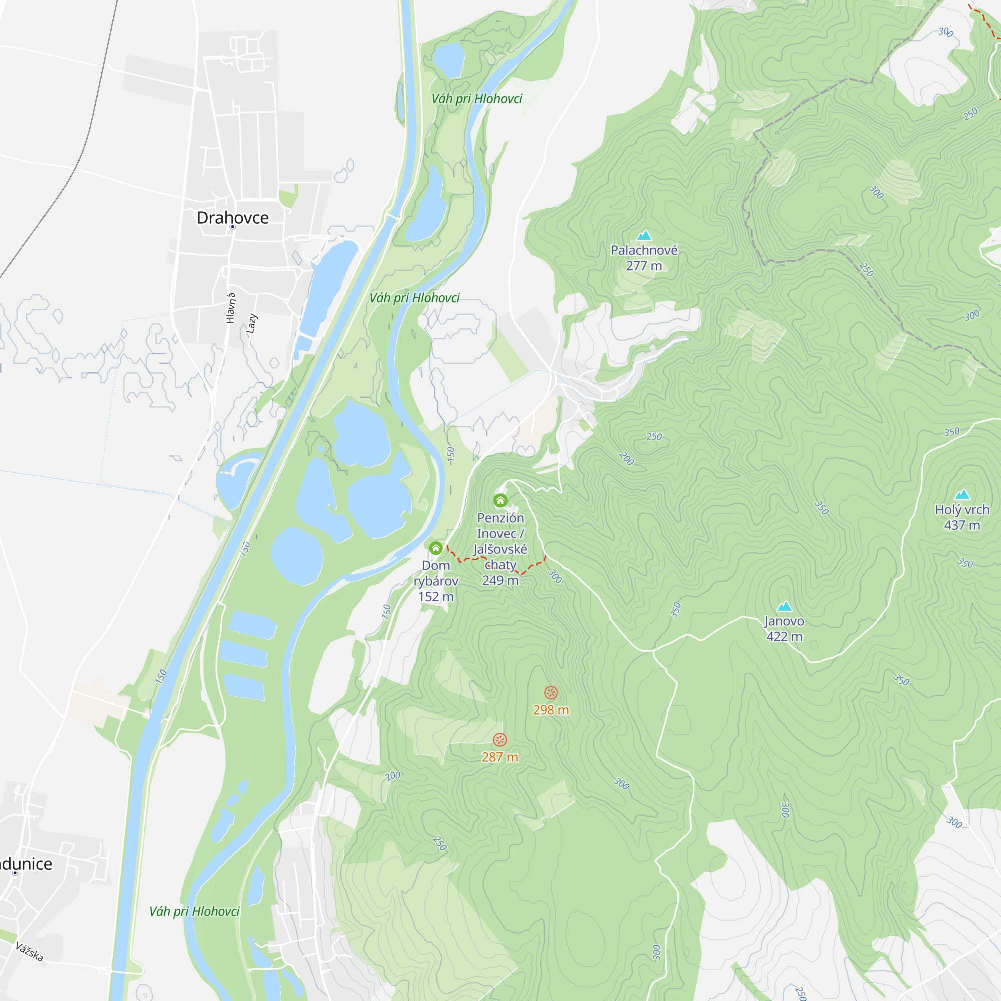 Penzión Inovec / Jalšovské chaty map