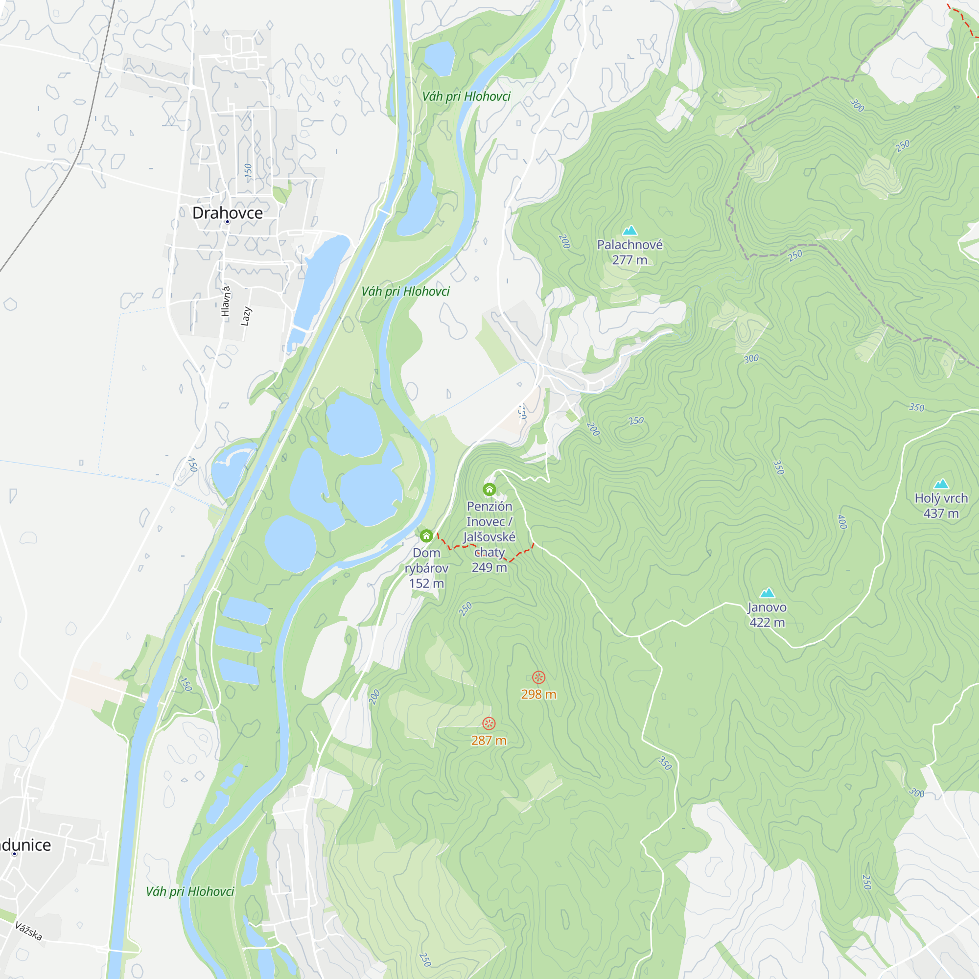 Penzión Inovec / Jalšovské chaty map