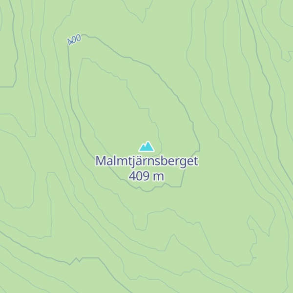Map of Malmtjärnsberget