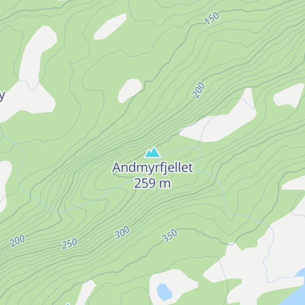 Map of Andmyrfjellet