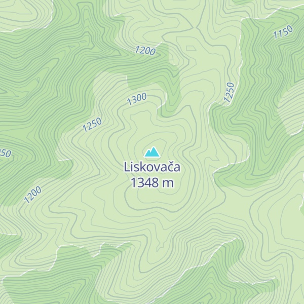 Map of Liskovača