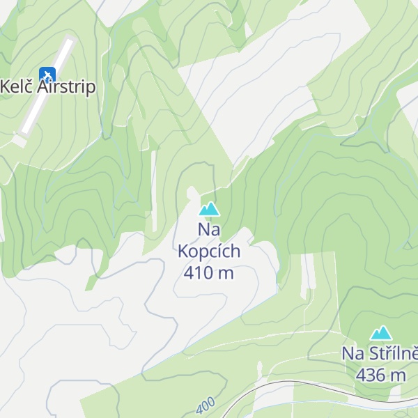 Map of Na Kopcích