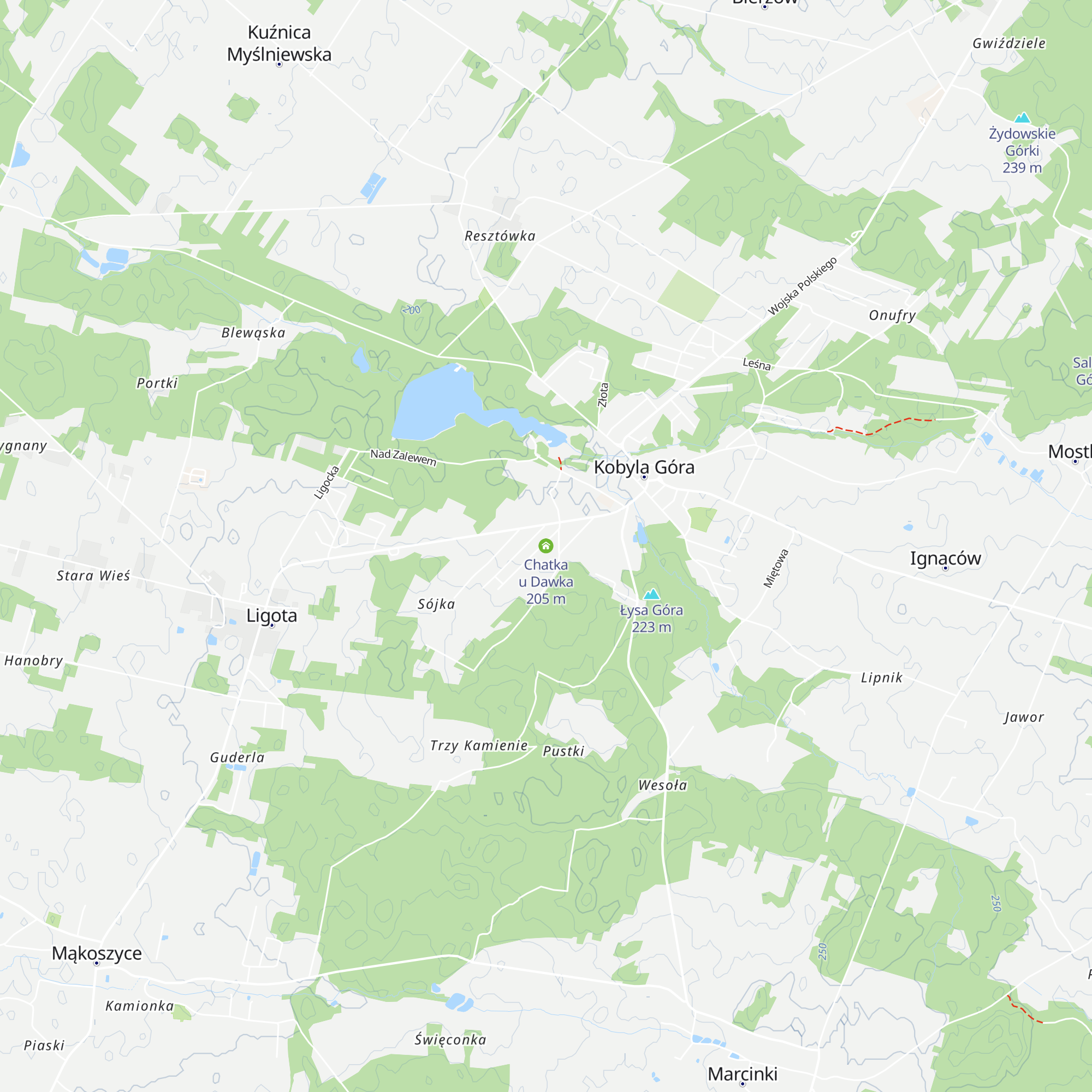 Chatka u Dawka map