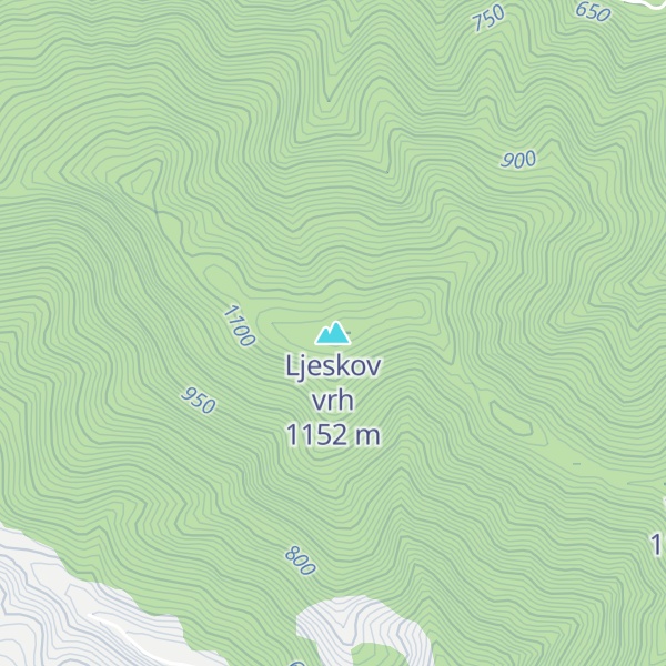 Map of Ljeskov vrh
