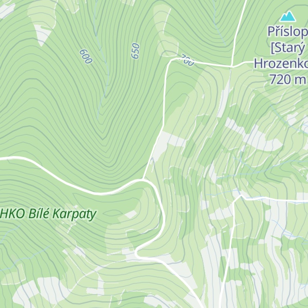 Map of Horská chata Vyškovec