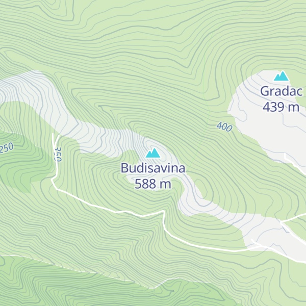Map of Budisavina
