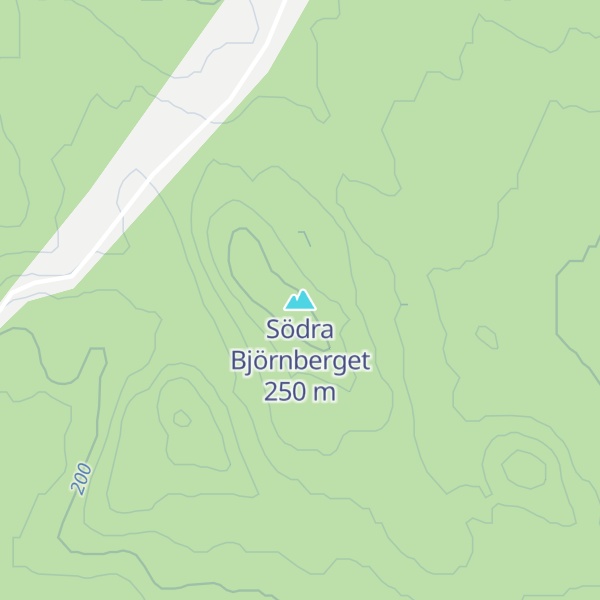 Map of Södra Björnberget
